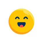 Emoticon Emotion Expression Laugh SVG Icon